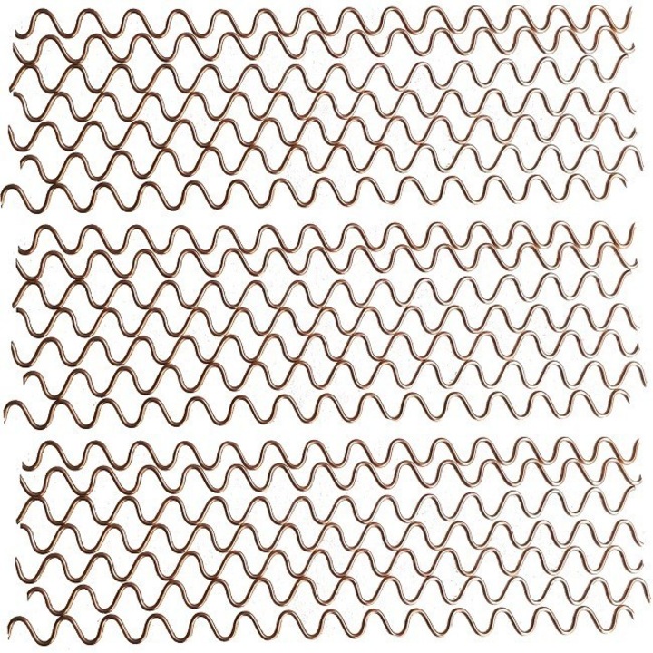 Set 50 sarme ondulate HILMANN pentru tras tabla