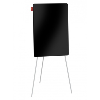 Flipchart Mm Sticla 70 x 100 x 180 Cm Negru Flipchart Mm Sticla 70 x 100 x 180 Cm Negru