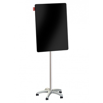 Flipchart MM Sticla Cu Roti 70 x 100 x 180 Cm Negru Flipchart MM Sticla Cu Roti 70 x 100 x 180 Cm Negru