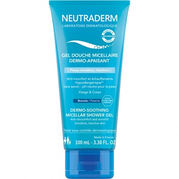 Gel de dus micelar dermo-calmant Neutraderm, 100 ml Gel de dus micelar dermo-calmant Neutraderm, 100 ml