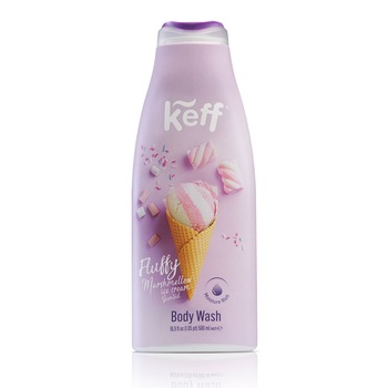 Gel de dus Keff Marshmallow, 500 ml Gel de dus Keff Marshmallow, 500 ml
