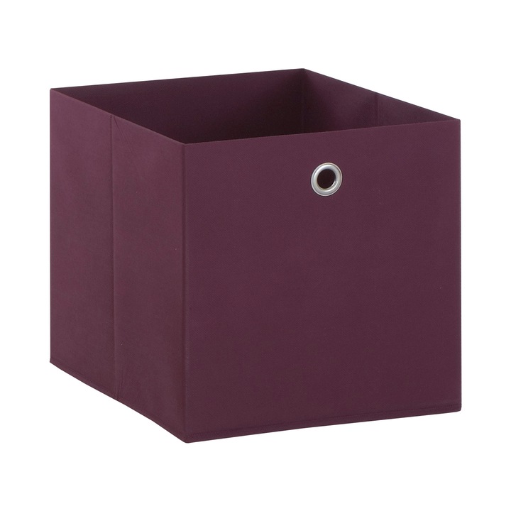 Cutie depozitare pliabila MEGA, violet, 32 x 32 x 32 cm