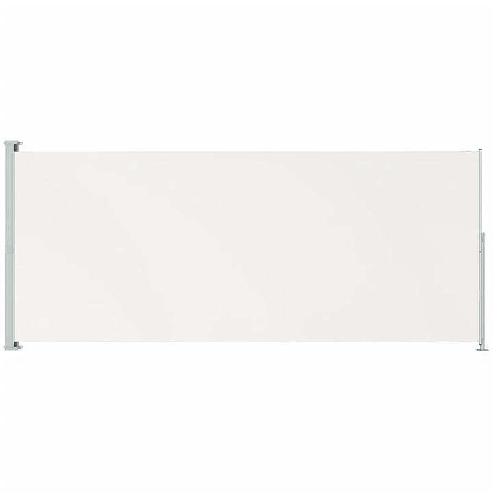Copertina laterala retractabila pentru terasa, vidaXL, Tesatura, 220 x 500 cm, Crem