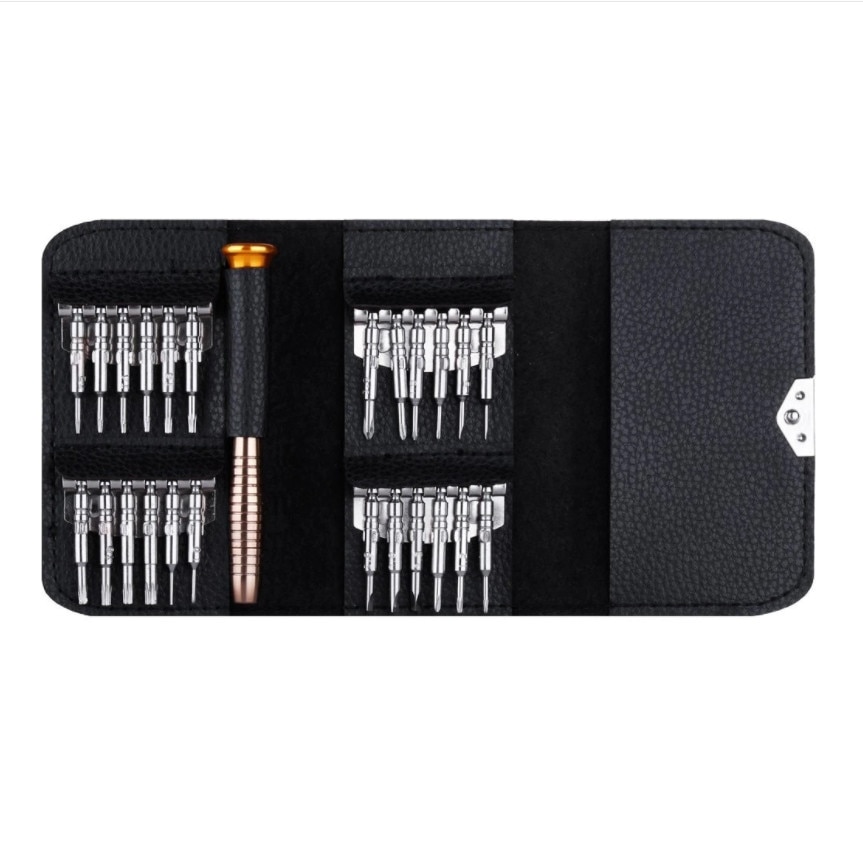 Set surubelnita de precizie multifunctionala, 24 capete, husa depozitare