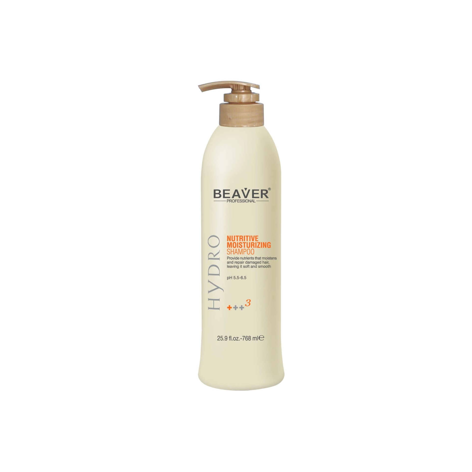 Sampon Beaver, 2 in 1 pentru par uscat si deteriorat, 768 ml