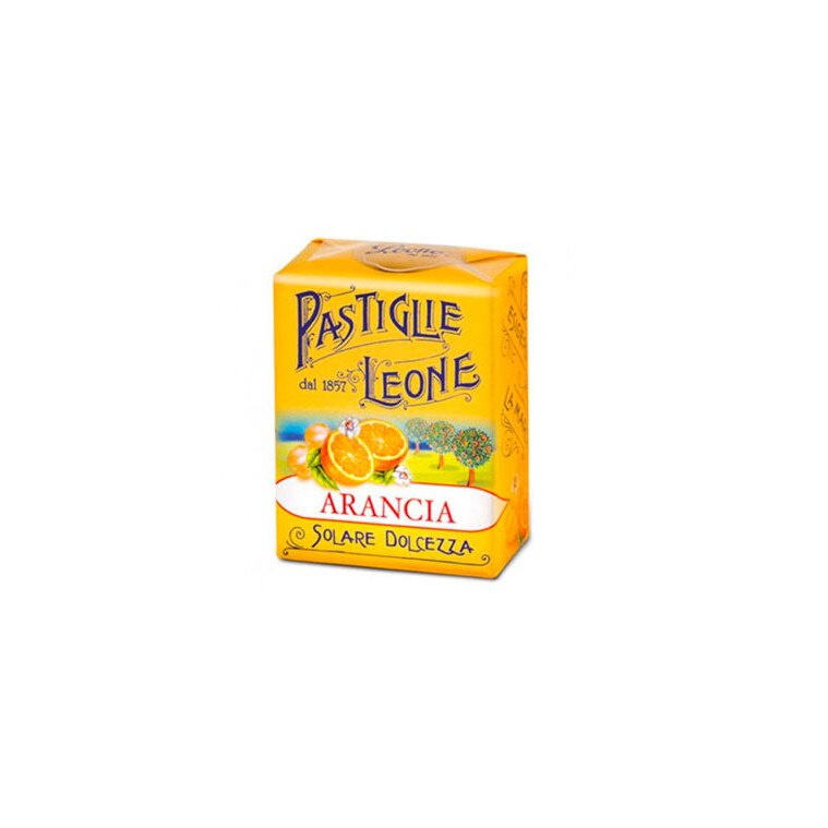 Bomboane Pastiglie Leone cu Portocale, 30 g