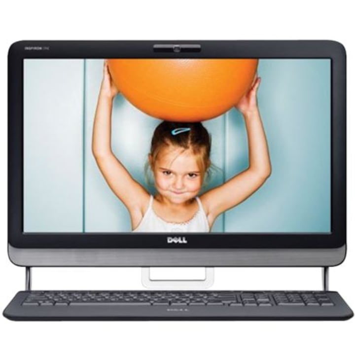 Sistem Desktop PC Dell Inspiron One 2205 ALL-IN-ONE cu procesor AMD  Athlon II X2 250u 3GB, 320GB, ATI Radeon HD4270, Microsoft Windows 