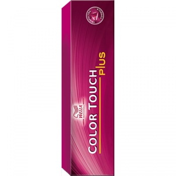 Vopsea de par semi-permanenta Wella Professionals Color Touch Plus 55/04 Rosu-Saten deschis intens, 60 ml