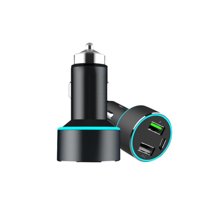 Incarcator Auto 1xUSB QC3.0 + 1xusb 2.4a + 1xusb Type-c 42w