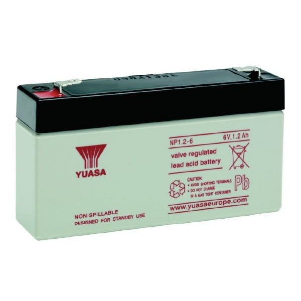 Acumulator Pb YUASA 6V/1.2Ah Terminale A