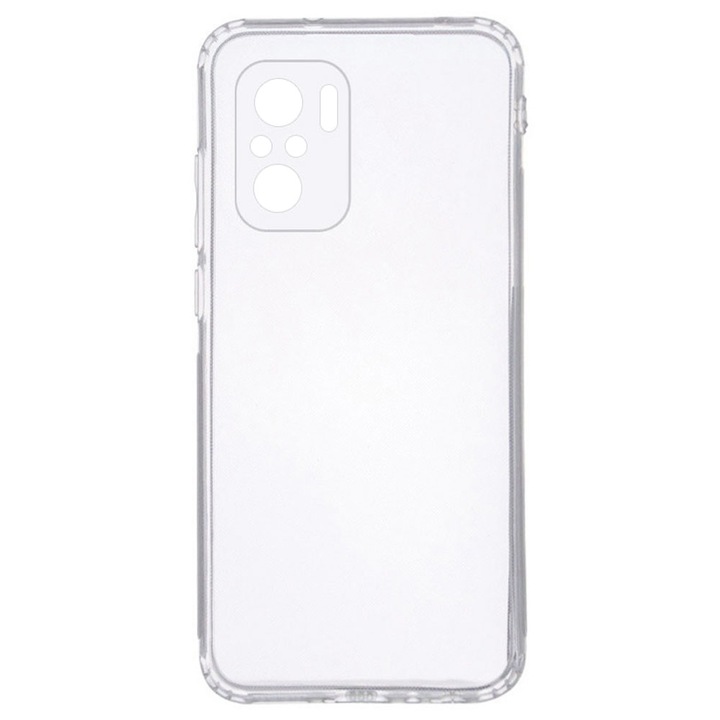 Кейс за Xiaomi Redmi Note 10 - silicone jelly, clear, ultraslim Transparent - iShield