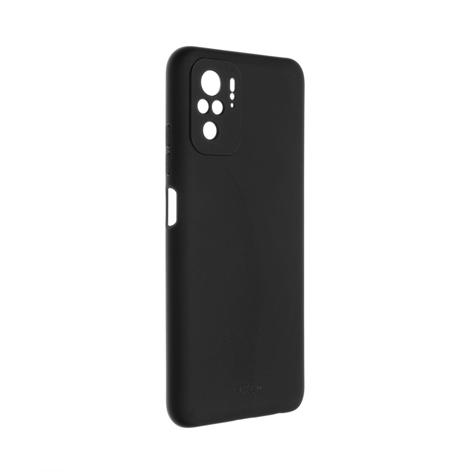Husa de protectie spate Fixed Story pentru Xiaomi Redmi Note 10/Note 10S, negru