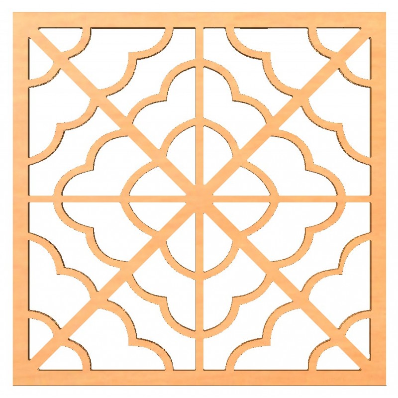 Panou decorativ de separare patrat 50 x 50 cm, PDP005