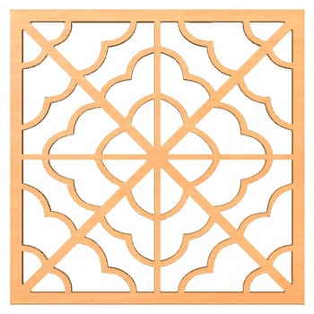 Panou decorativ de separare patrat 50 x 50 cm, PDP005 Panou decorativ de separare patrat 50 x 50 cm, PDP005
