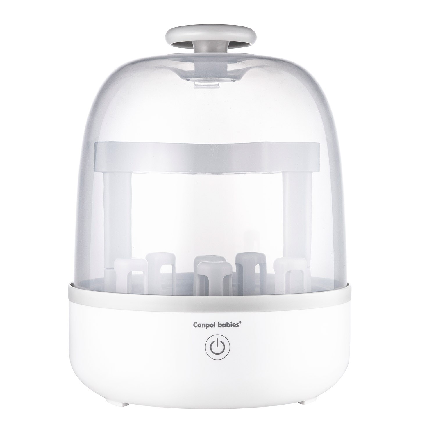 Sterilizator electric cu aburi, Canpol babies®, 6 biberoane, alb