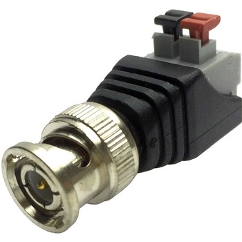 Conector/ mufa alimentare cu prindere clips BNC cablu coaxial pentru camere supraveghere ETA-BNC-04 Conector/ mufa alimentare cu prindere clips BNC cablu coaxial pentru camere supraveghere ETA-BNC-04