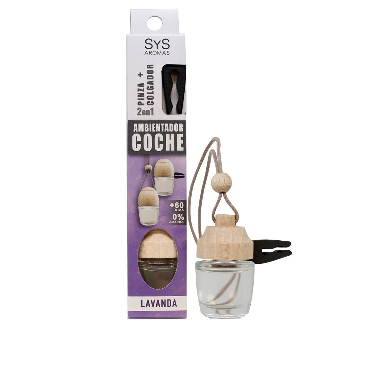 Odorizant auto 0% alcool +60 zile, Lavanda 7 ml