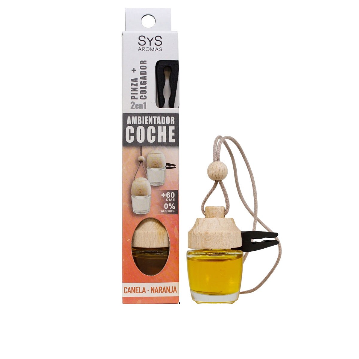 Odorizant auto 0% alcool +60 zile, Scortisoara & portocala 7 ml