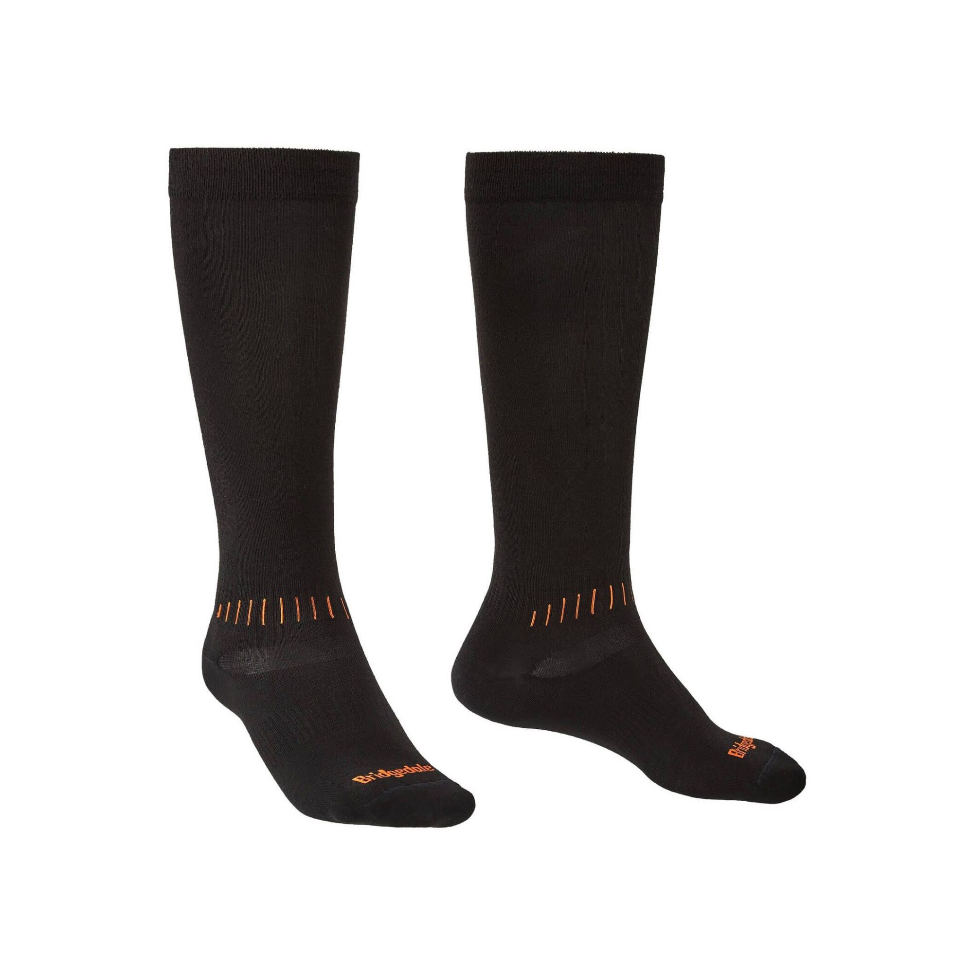 Sosete sport, Bridgedale Race Over Calf, Negru, L