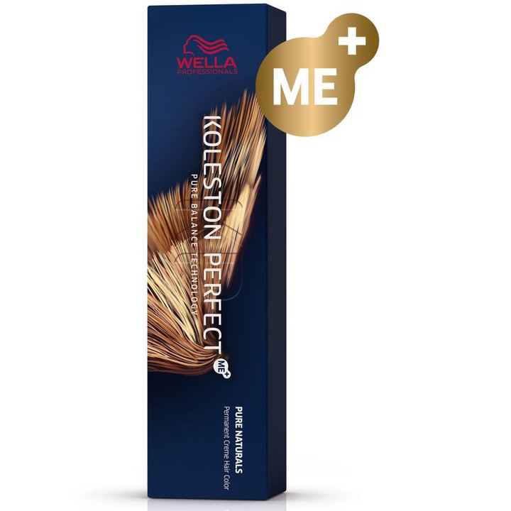 Vopsea de par permanenta Wella Professionals Koleston Perfect Pure Naturals 10/04 Blond luminos cald, 60 ml