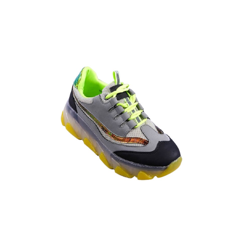 Pantofi sport dama Amalia, M-2000-C09, Gri