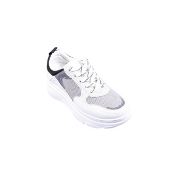 Pantofi sport dama Leticia, M-CB-19151, Alb/Negru Pantofi sport dama Leticia, M-CB-19151, Alb/Negru