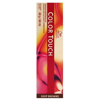 Vopsea de par semi-permanenta Wella Professionals Color Touch Deep Browns 6/75 Brunet-Mahon-Blond inchis, 60 ml