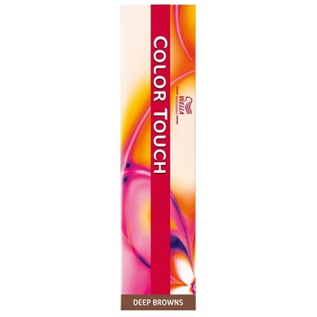 Vopsea de par semi-permanenta Wella Professionals Color Touch Deep Browns 4/77 Brunet mediu intens, 60 ml Vopsea de par semi-permanenta Wella Professionals Color Touch Deep Browns 4/77 Brunet mediu intens, 60 ml