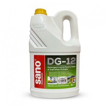 Detergent de vase profesional Sano Professional DG-12 4L Detergent de vase profesional Sano Professional DG-12 4L