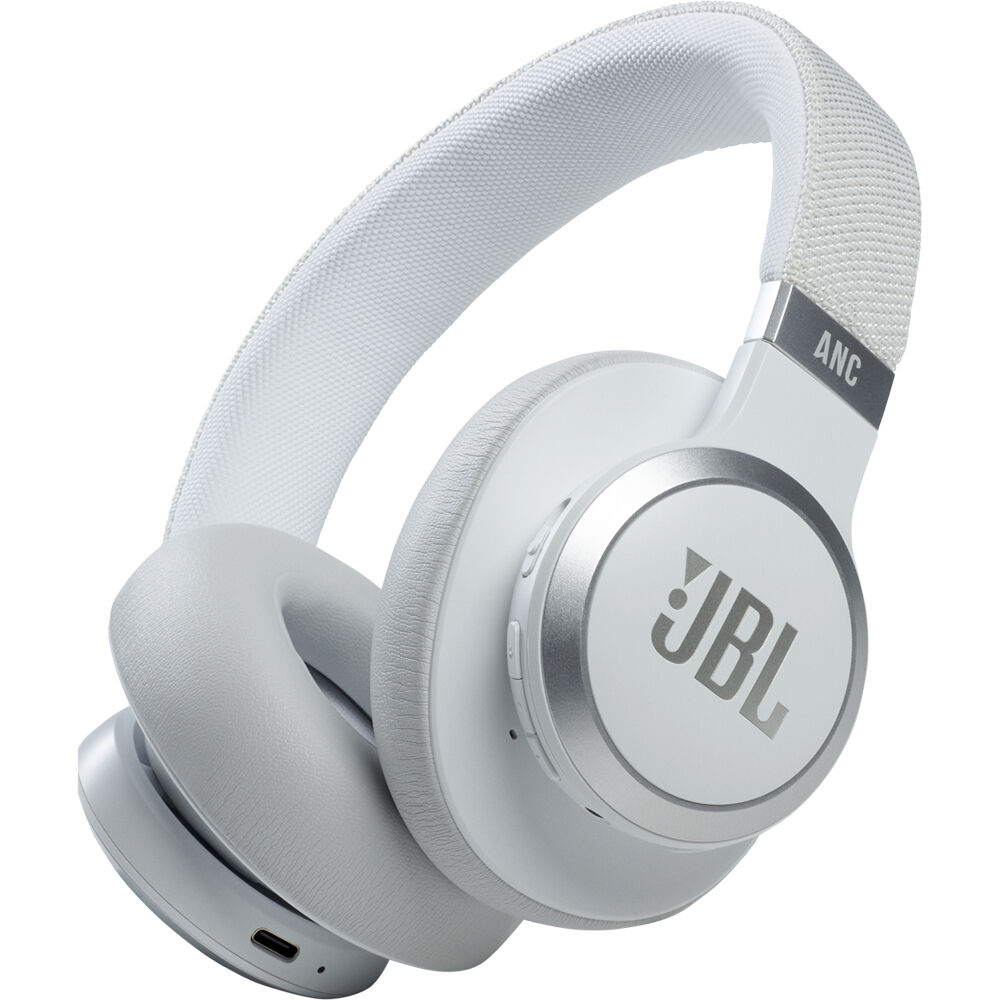 Casti audio over-ear JBL Live 660NC, Noise Cancelling, Bluetooth, Asistent Vocal, Alb