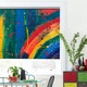 Roleta Art Shade tip Jaluzea cu Rulou si sistem inclus, Art Star, Lumea curcubeielor, Multicolor, Decoratiuni, Latime 105 cm x Inaltime 190 cm