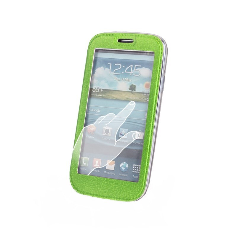 Husa Smart View pentru LG L80, verde