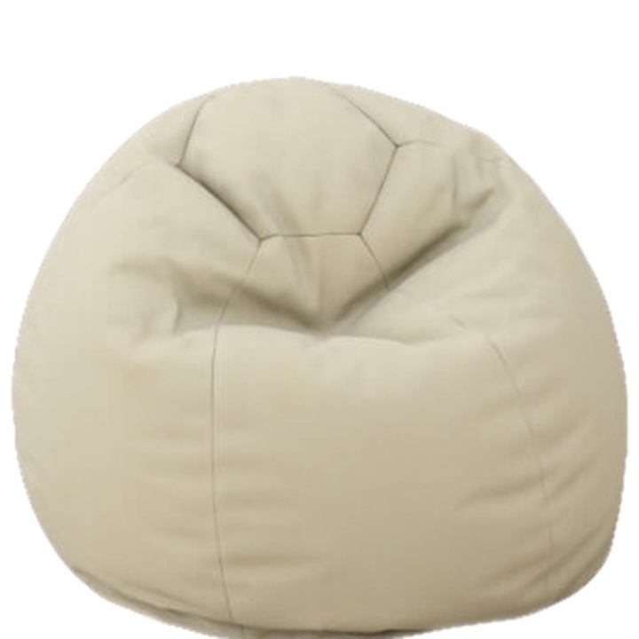 Fotoliu puf Topcho, Tapisat, Bej deschis