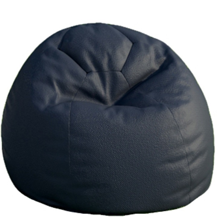 Fotoliu tip Puf Topcho, Baby Puff, Impermeabil, Gri inchis