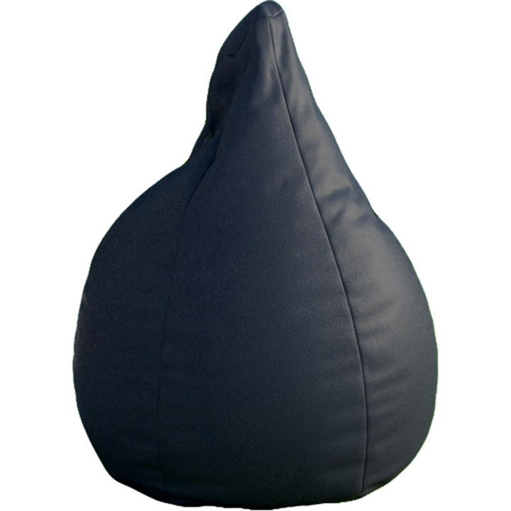 Fotoliu Topcho, Model Big Puff / Para, Damasc, Rezistent la apa, Gri inchis