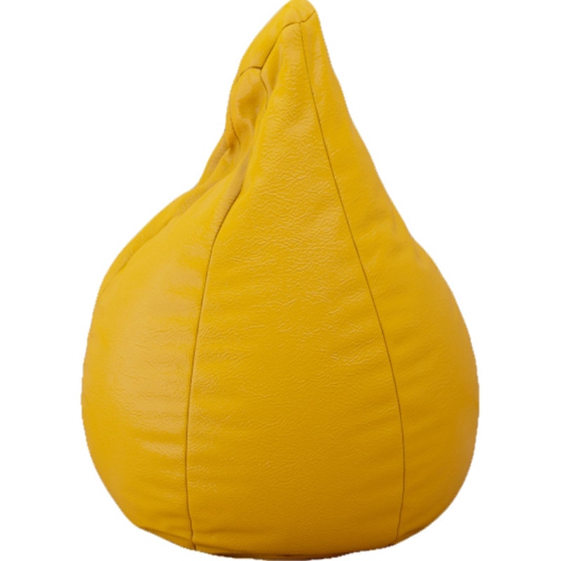 Fotoliu Topcho, Model Big Puff / Para, Piele ecologica, Galben