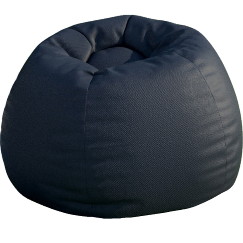 Fotoliu tip Puf Topcho, Model Mar, Impermeabil, Gri inchis