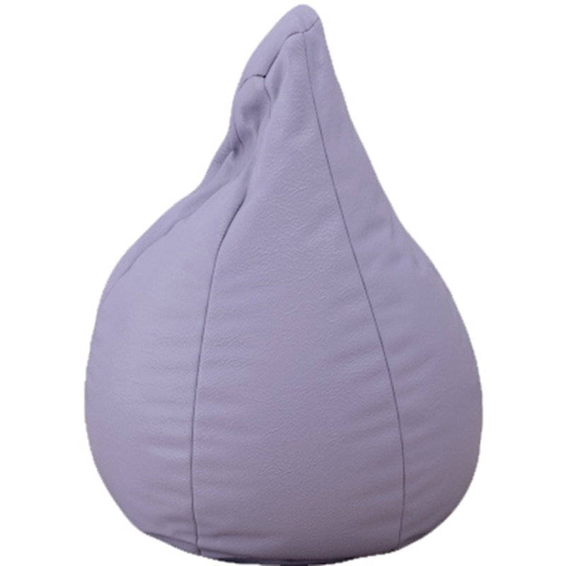 Fotoliu tip Puf Topcho, Little Pear, Piele ecologica, 75x90cm, Lila