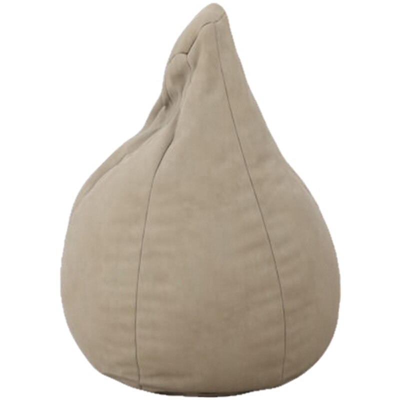 Fotoliu tip Puf Topcho, Little Pear, 75x90cm, Bej deschis