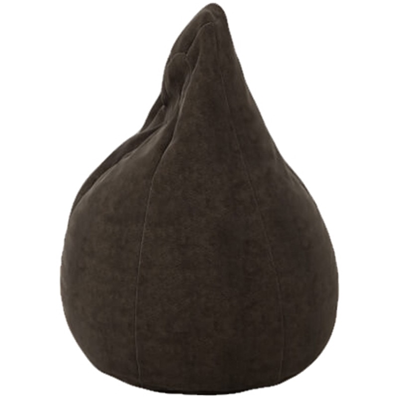 Fotoliu tip Puf Topcho, Little Pear, 75x90cm, Maro