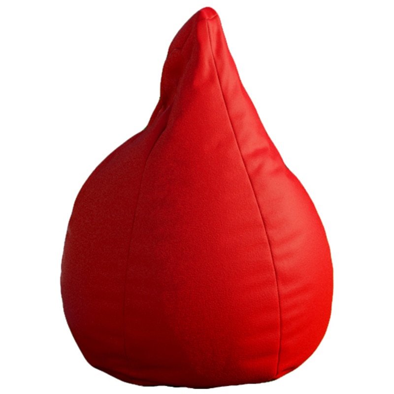 Fotoliu tip Puf Topcho, Little Pear, Damasc, 75x90cm, Rosu