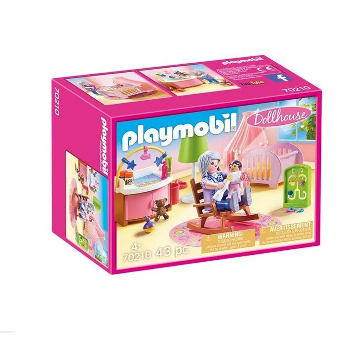 Set Playmobil camera bebelusului , contine 2 figurine , multifunctional , multicolor