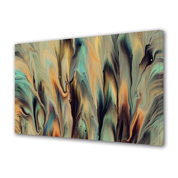 Tablou Canvas Premium, Art Star, Culori scurgandu-se, Abstract, Panza pe cadru de lemn, Decoratiuni Moderne pentru Casa, 30 x 45 cm