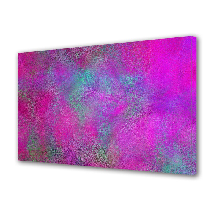 Tablou Canvas Premium, Art Star, Magenta intens, Abstract, Panza pe cadru de lemn, Decoratiuni Moderne pentru Casa, 30 x 45 cm