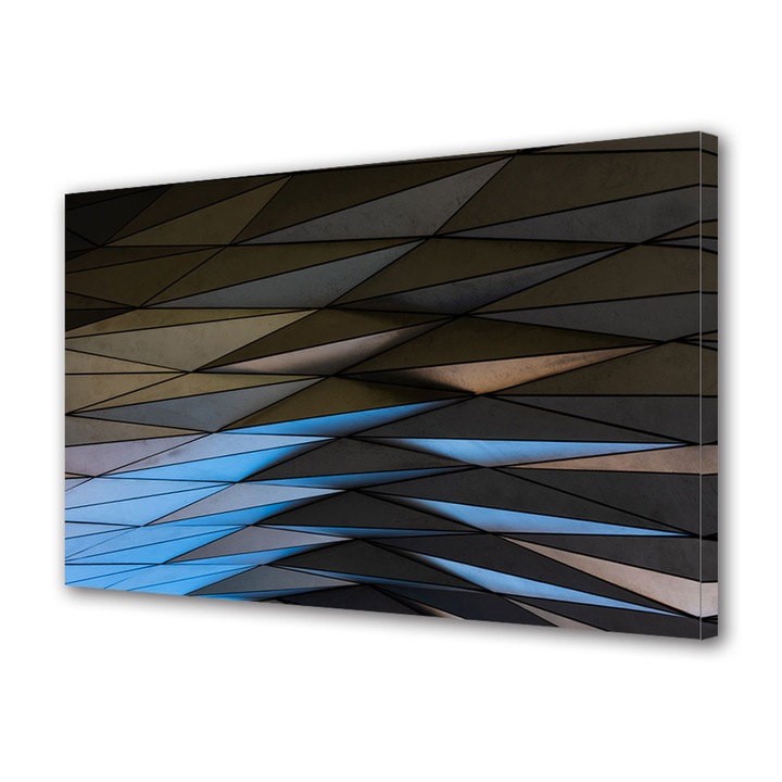 Tablou Canvas Premium, Art Star, Spatiu in colturi, Abstract, Panza pe cadru de lemn, Decoratiuni Moderne pentru Casa, 20 x 30 cm