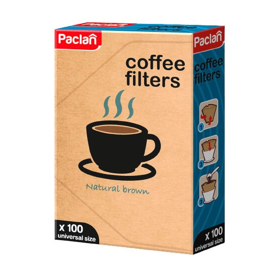 Hartie pentru filtru de cafea 100 buc paclan