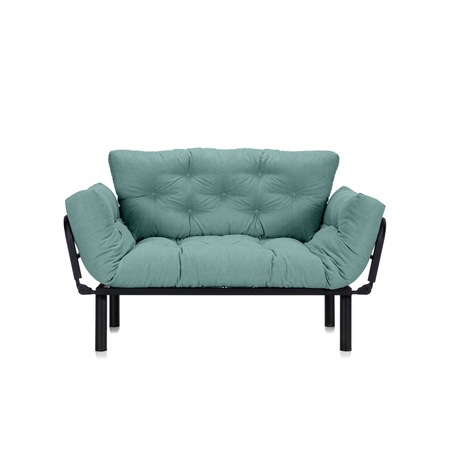 Canapea Extensibila 2 locuri SUNNY, pentru terasa, 155X70X85 cm, Menta