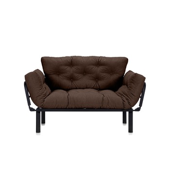 Canapea Extensibila 2 locuri SUNNY, pentru terasa, 155X70X85 cm, Maro Canapea Extensibila 2 locuri SUNNY, pentru terasa, 155X70X85 cm, Maro