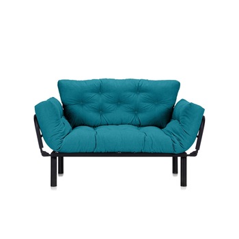 Canapea Extensibila 2 locuri SUNNY, pentru terasa, 155X70X85 cm, Turcoaz Canapea Extensibila 2 locuri SUNNY, pentru terasa, 155X70X85 cm, Turcoaz