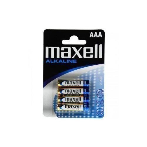 Baterie alcalina Maxell AAA/LR3, 4 buc/blister